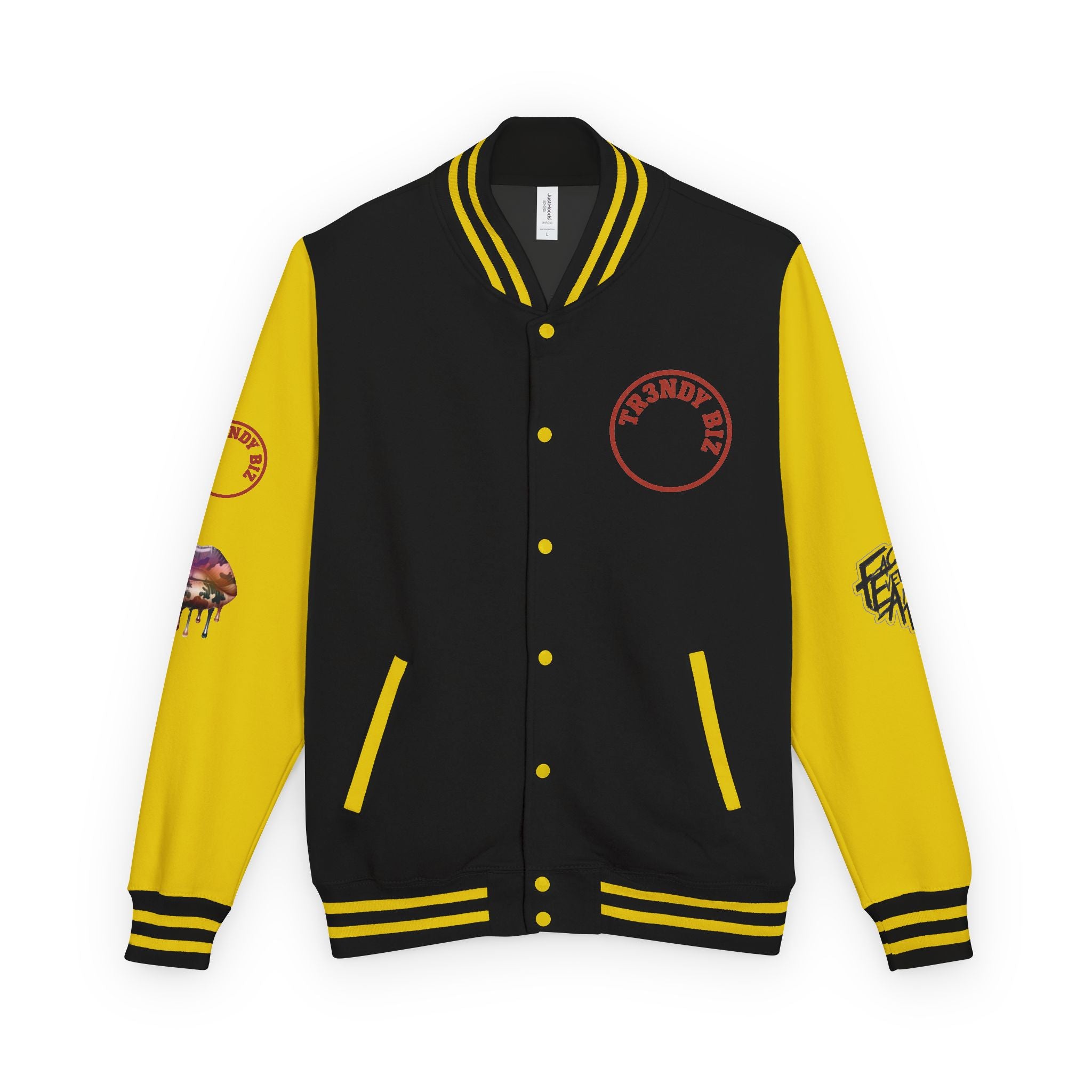 Tr3ndyBiz “Tr3ndyLips” Letterman Jacket