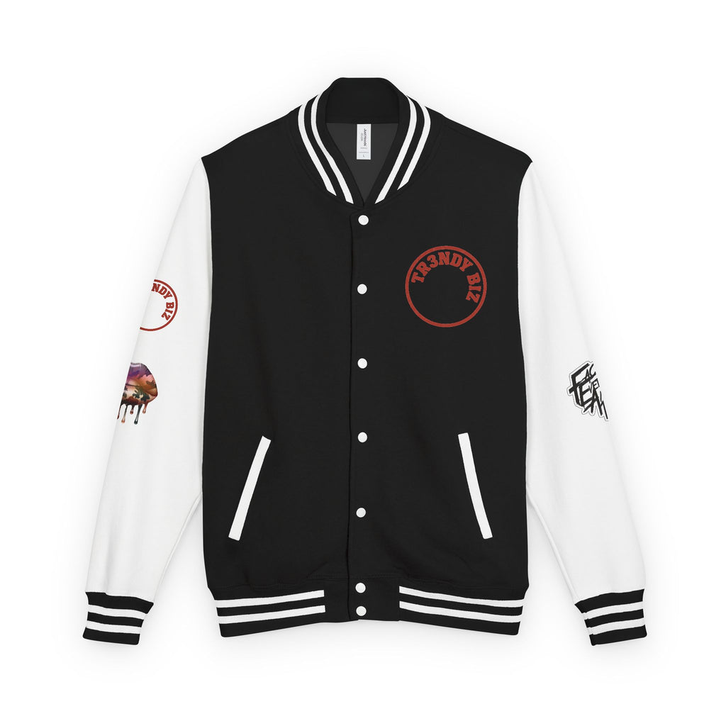 Tr3ndyBiz “Tr3ndyLips” Letterman Jacket