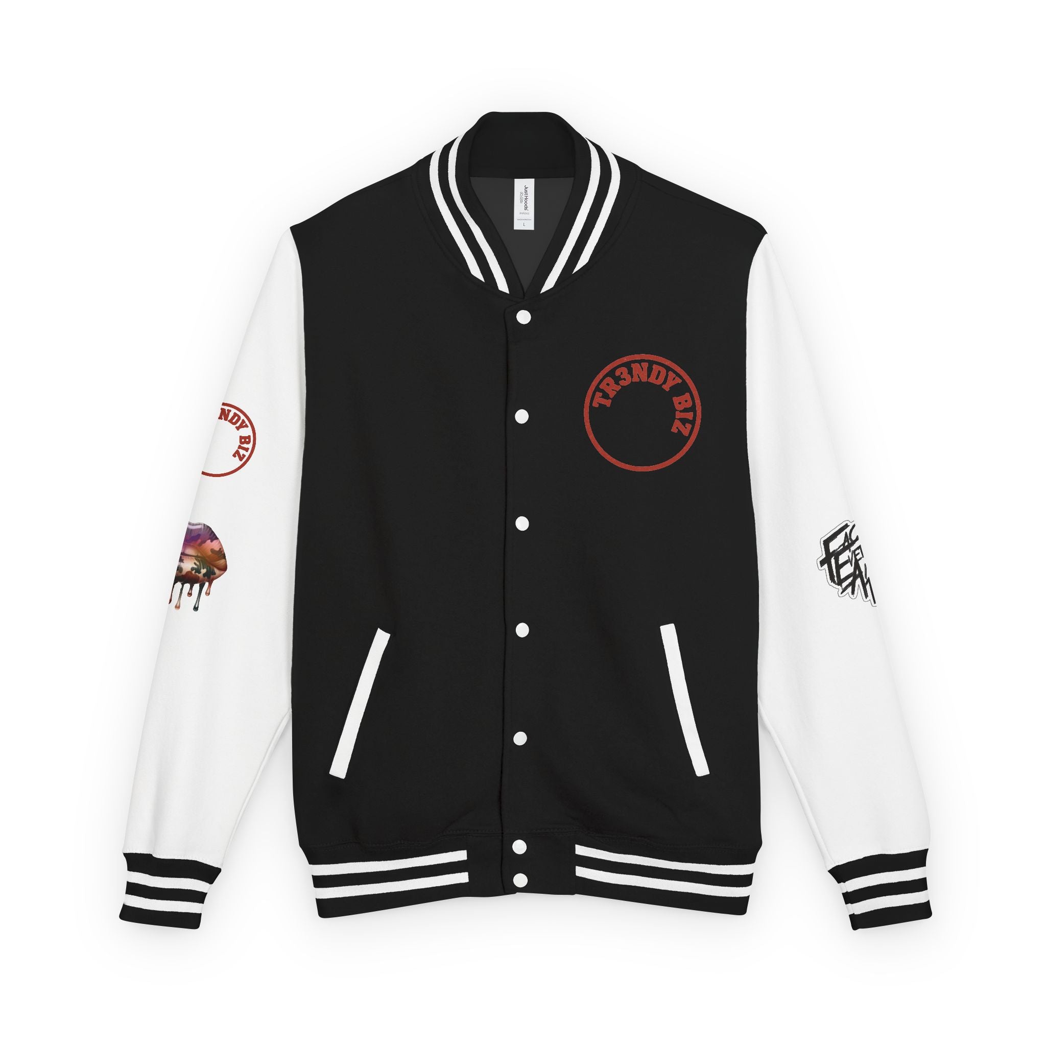 Tr3ndyBiz “Tr3ndyLips” Letterman Jacket