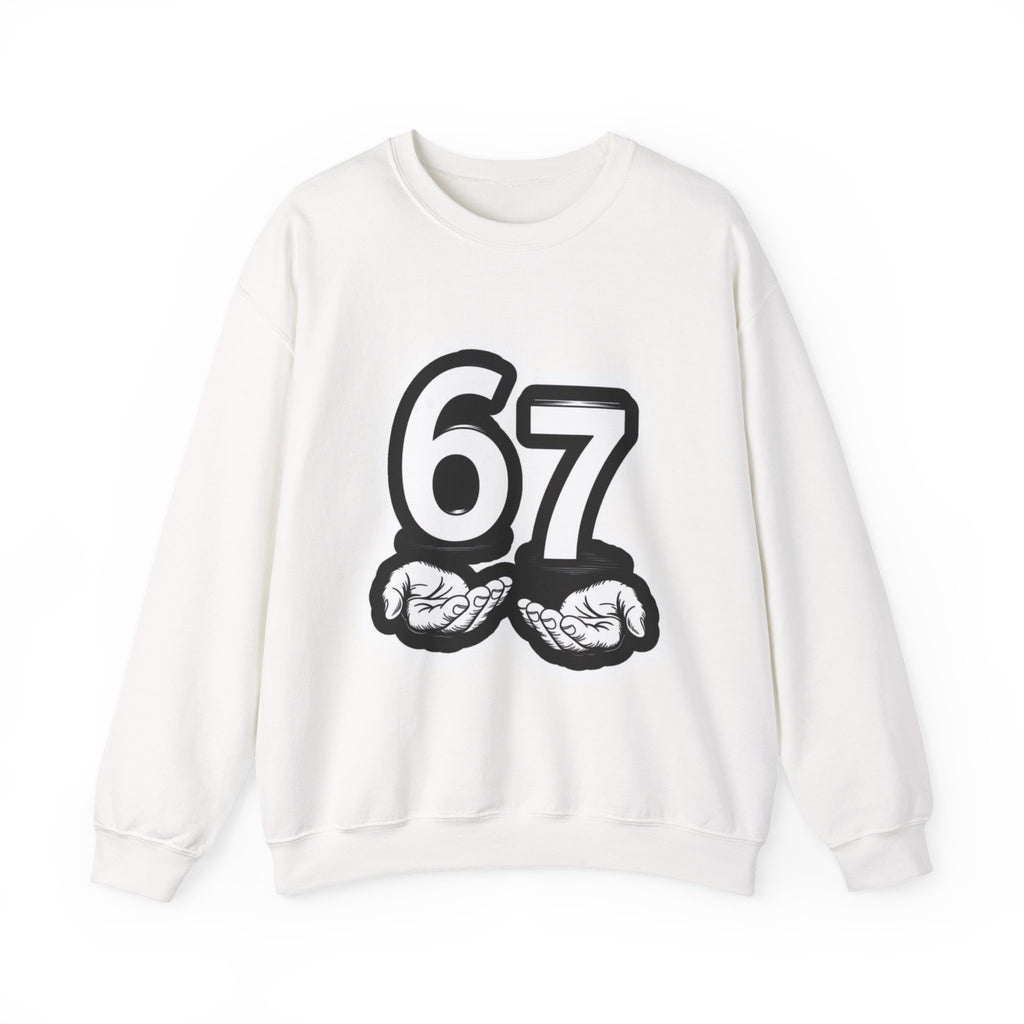 Tr3ndyBiz Sweatshirt "6’7" with Hands Vintage Streetwear