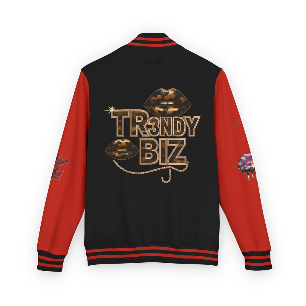 Tr3ndyBiz “Tr3ndyLips” Letterman Jacket