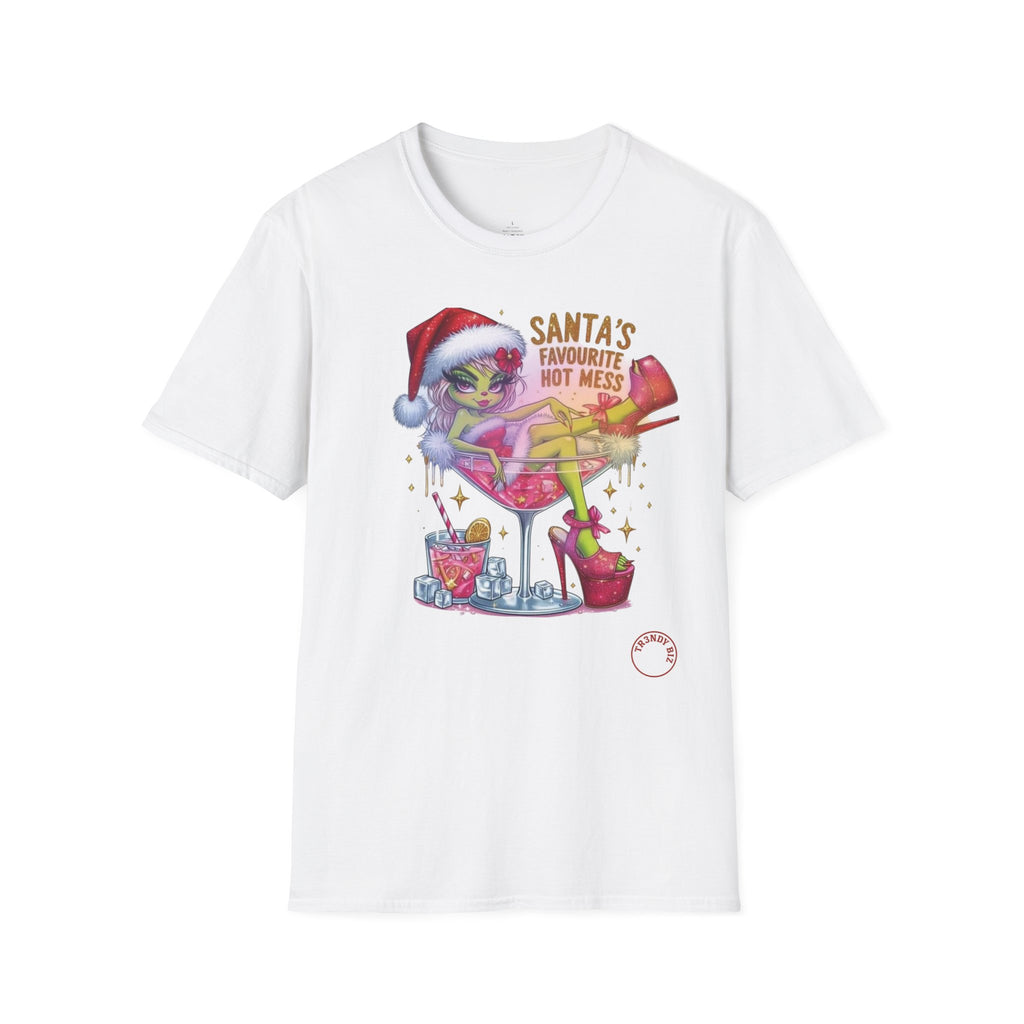 Tr3ndyBiz Christmas Grinch Martini T-Shirt