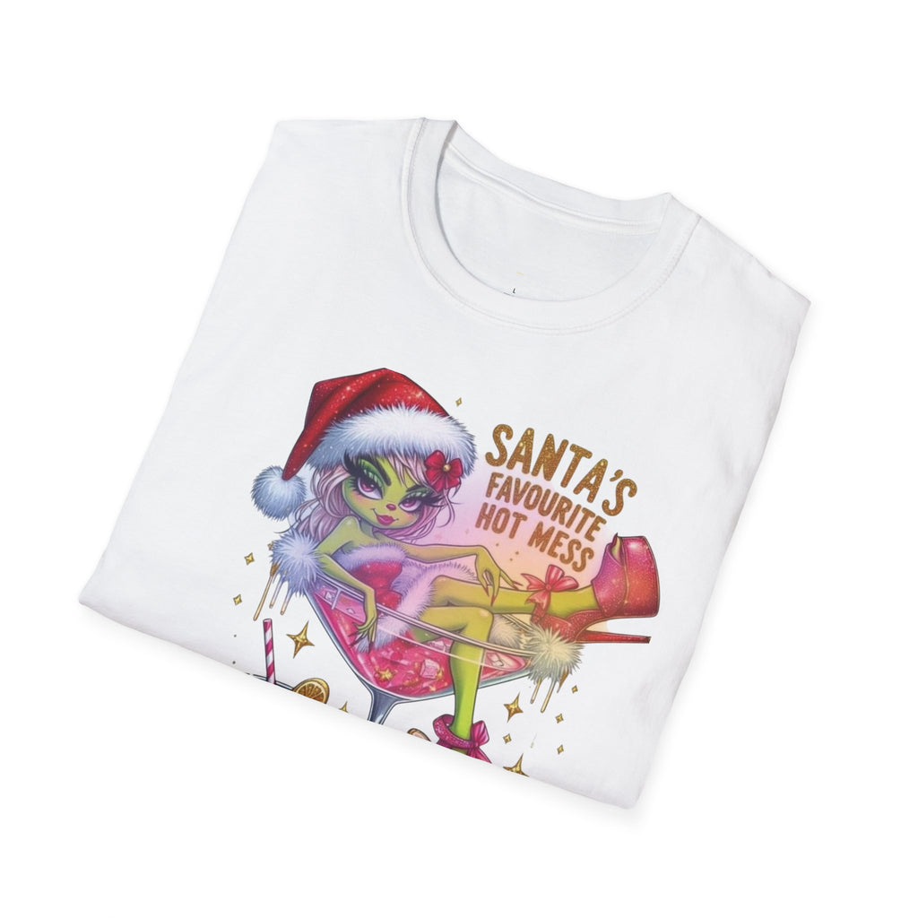 Tr3ndyBiz Christmas Grinch Martini T-Shirt