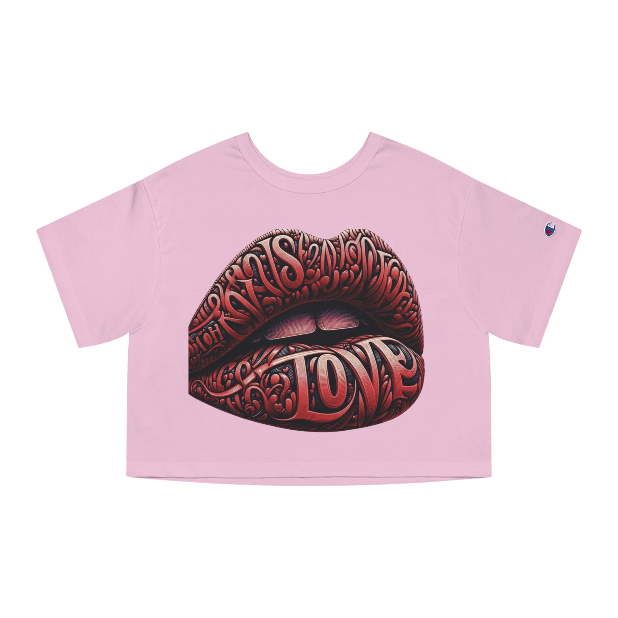 Tr3ndyBiz Tr3ndy Lips Cropped T-Shirt