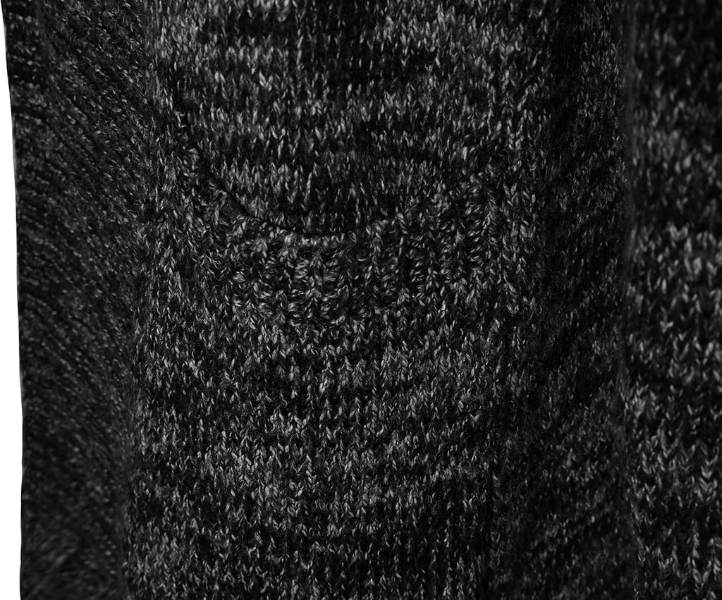 Tr3ndyBiz Men'S Long Cardigan Sweater Hooded Knit Slim Fit Open Front Longline Cardigans with Pockets