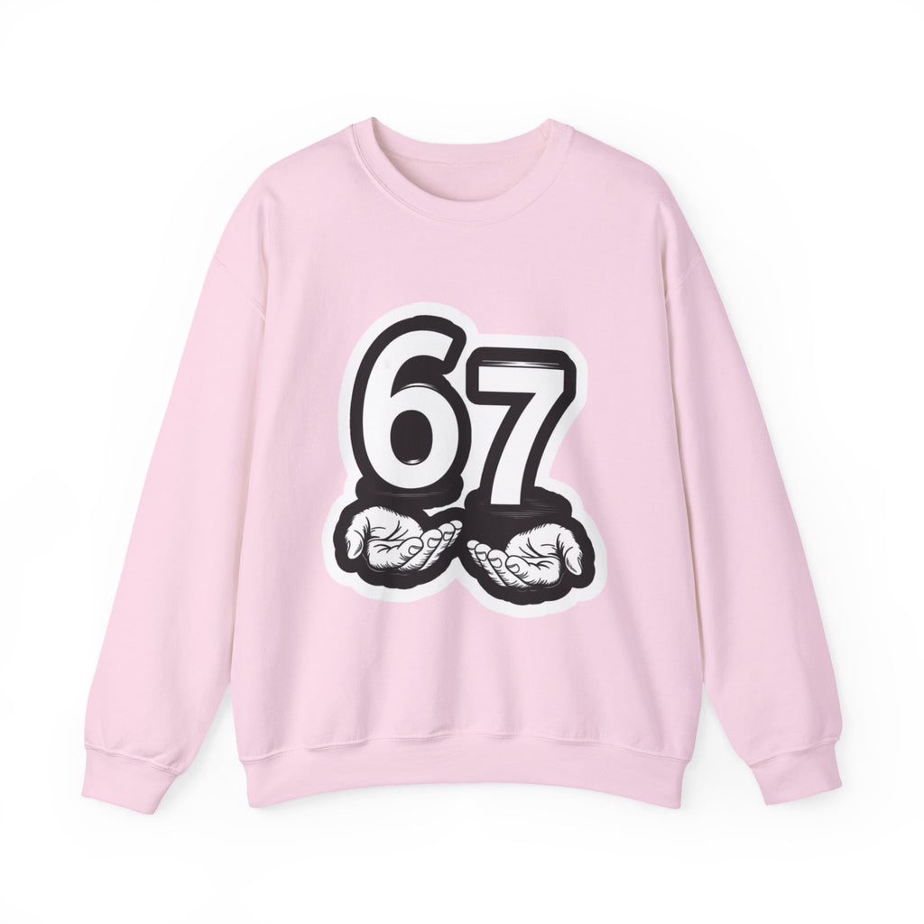 Tr3ndyBiz Sweatshirt "6’7" with Hands Vintage Streetwear