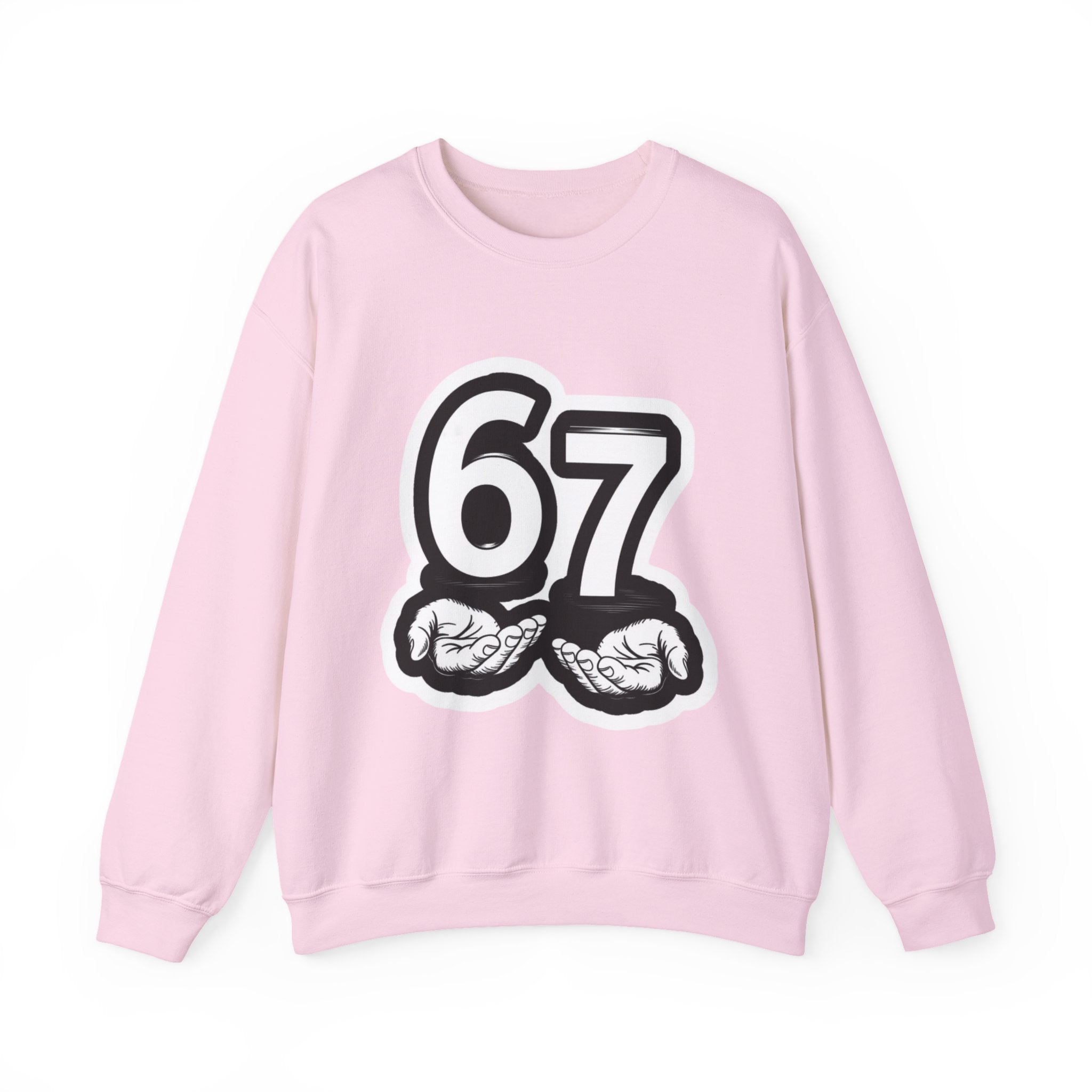 Tr3ndyBiz Sweatshirt "6’7" with Hands Vintage Streetwear