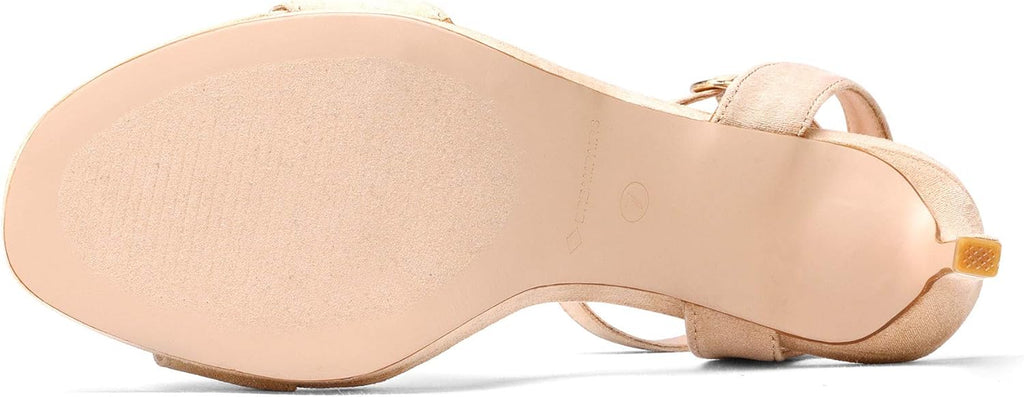 Women'S High Stiletto Open Toe Ankle Strap Heels Dress Pump Heel Sandals