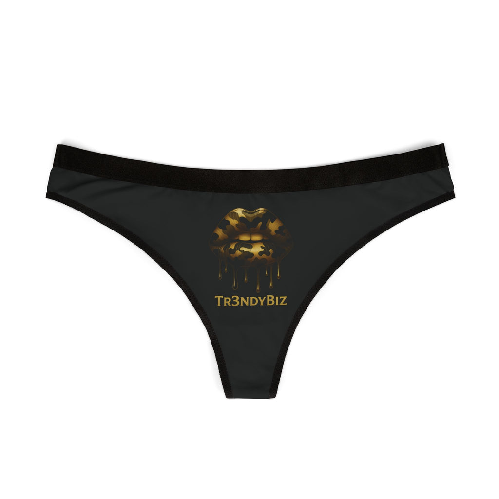 Tr3ndyBiz Black&Gold Thong “Daisy Edition”