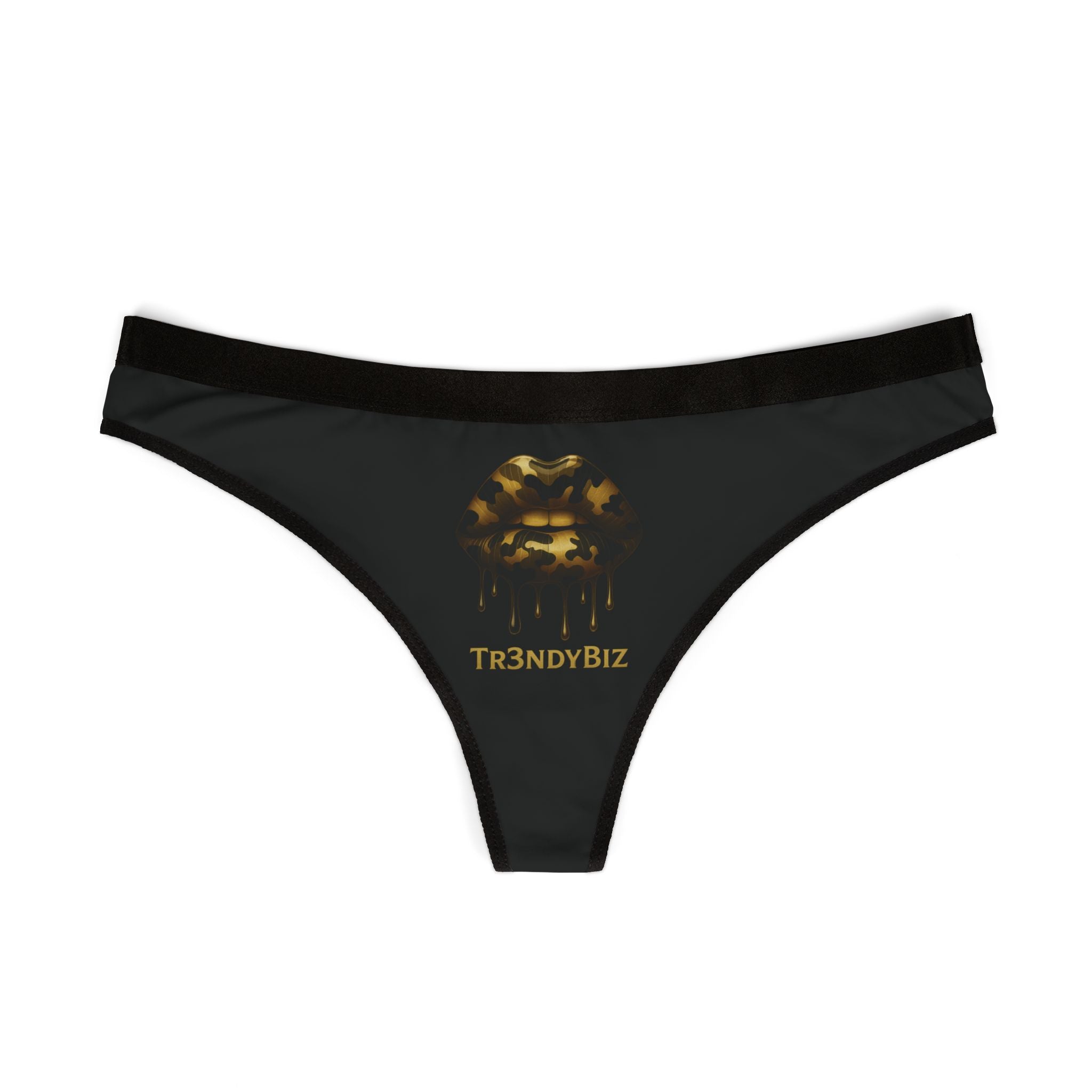 Tr3ndyBiz Black&Gold Thong “Daisy Edition”