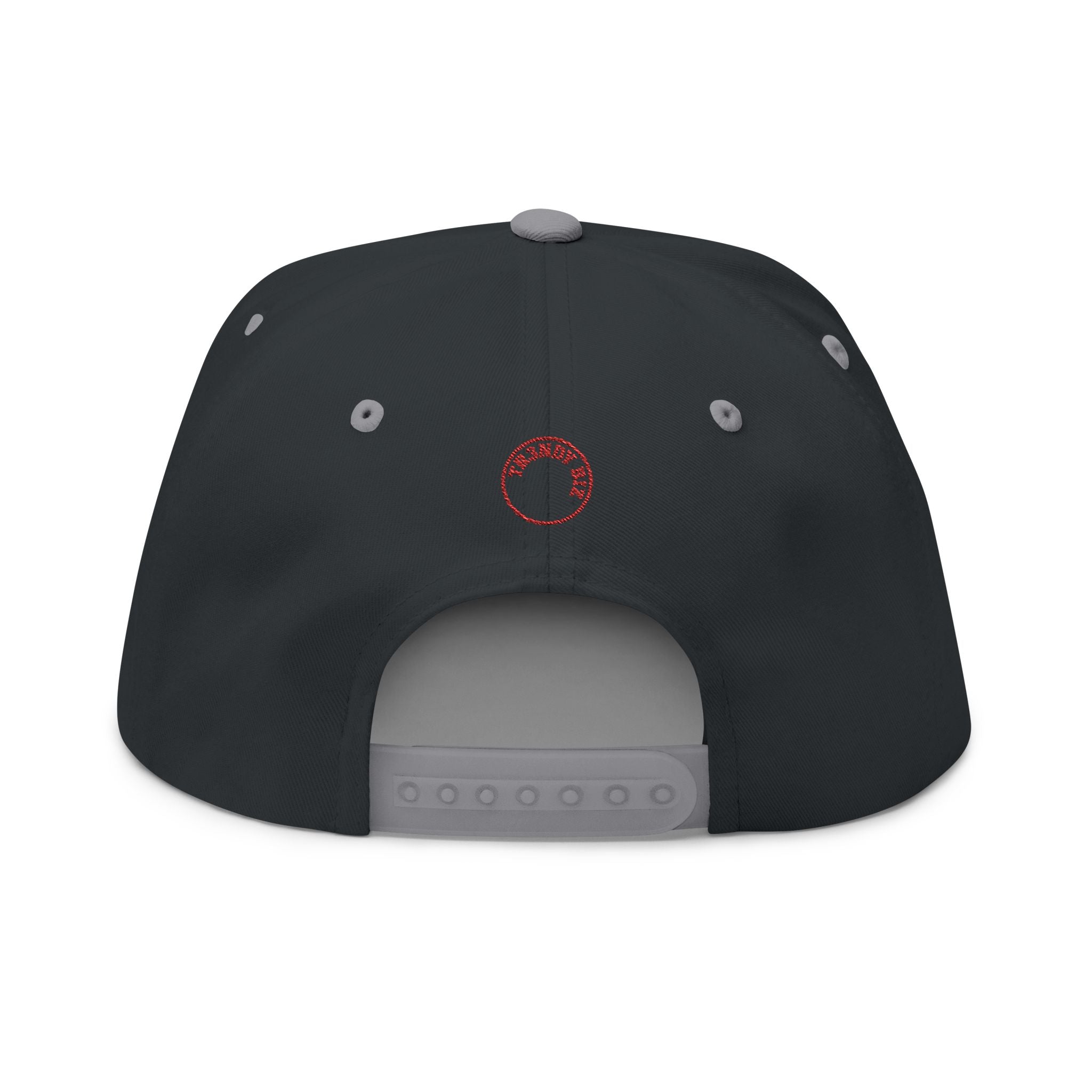 Tr3ndyBiz Flat Bill Cap — 'Tr3ndy Biz' Leopard Embroidered Snapback