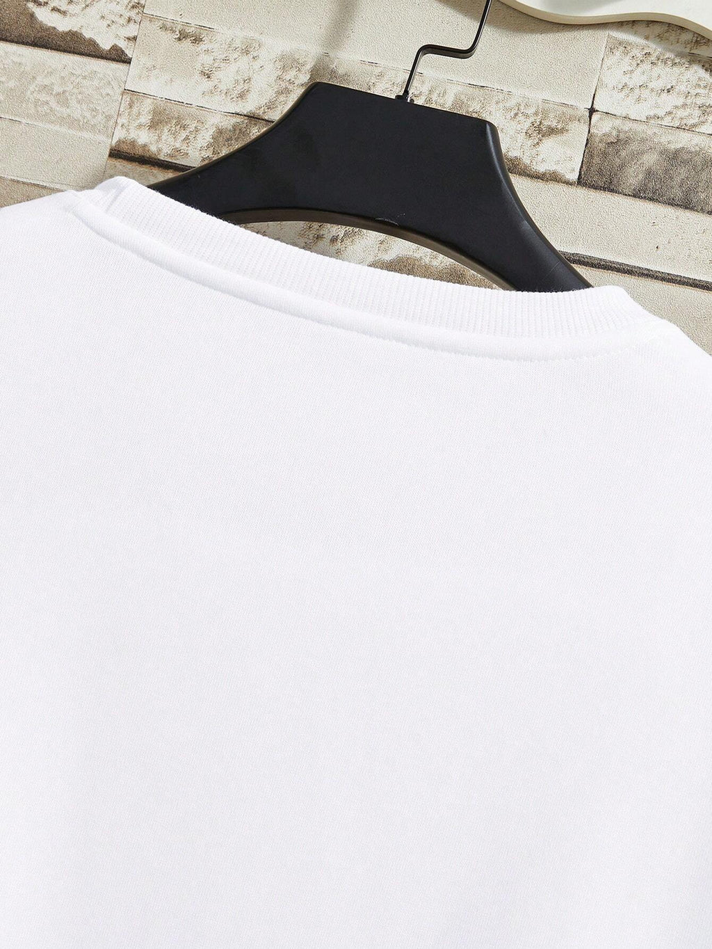 Manfinity Dauomo Men Letter Graphic Thermal Lined Sweatshirt , Fall Winter