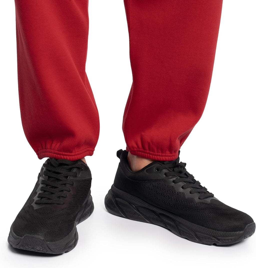 Eversoft Fleece Elastic Bottom Sweatpants with Pockets, Relaxed Fit, Moisture Wicking, Breathable