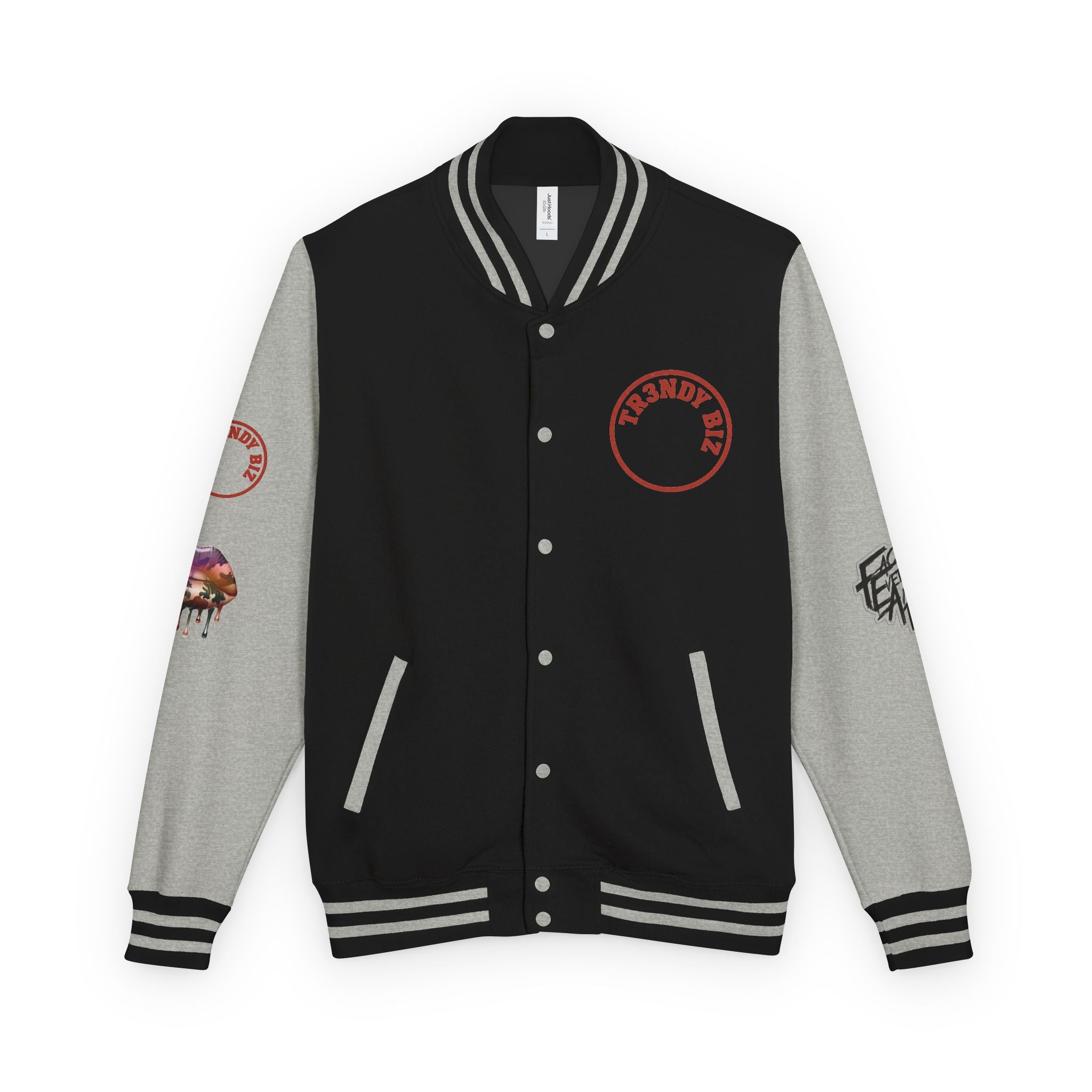 Tr3ndyBiz “Tr3ndyLips” Letterman Jacket
