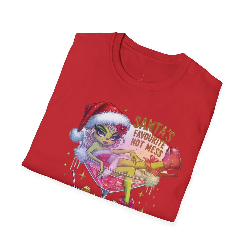 Tr3ndyBiz Christmas Grinch Martini T-Shirt