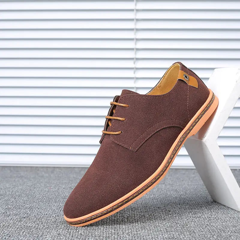Top Quality Brown Oxford Shoes Men Derby Loafers Big Size 47 48 Casual Men Shoes Business Man Sneaker Yellow Dress Shoes Fashion