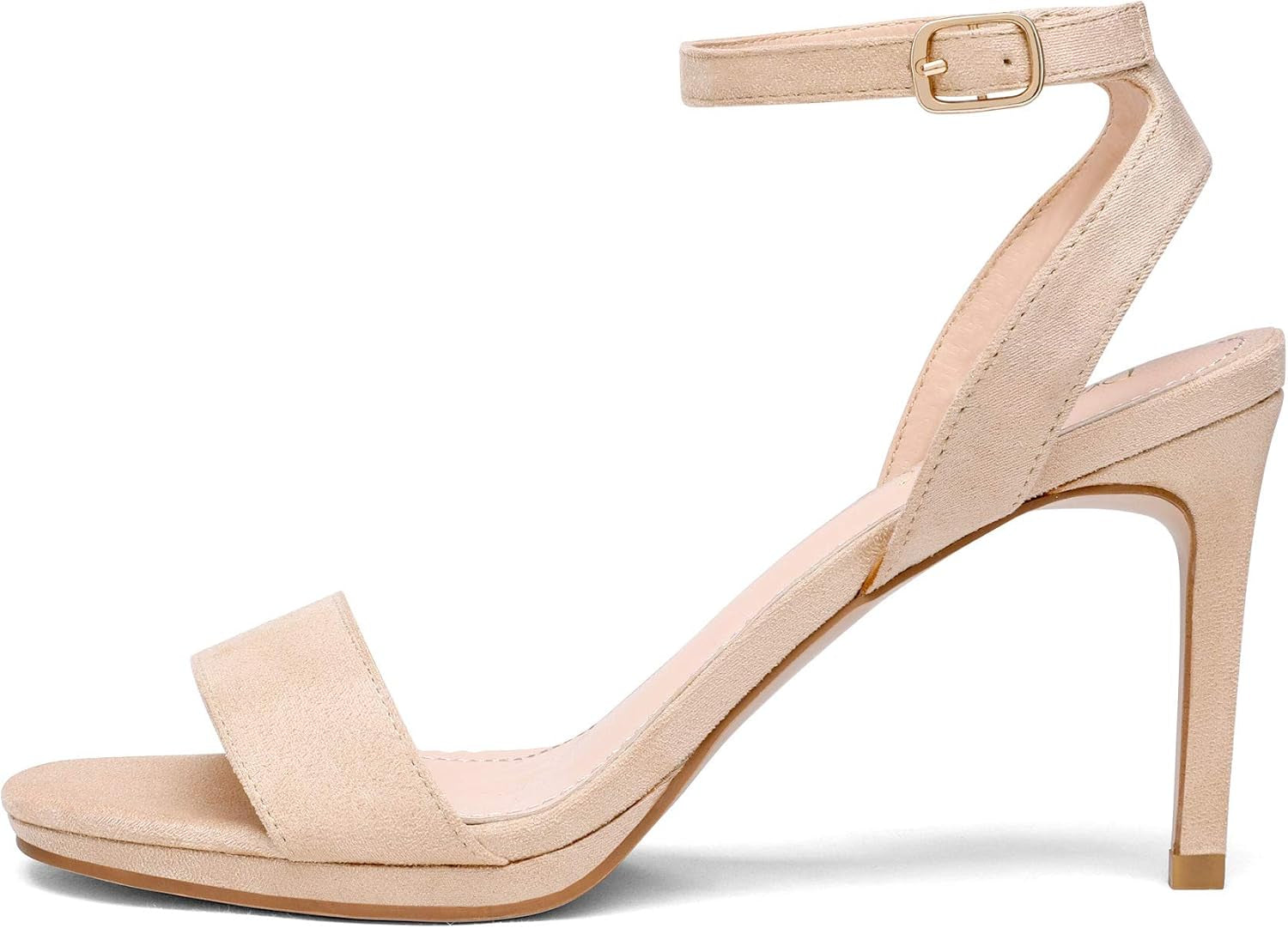 Women'S High Stiletto Open Toe Ankle Strap Heels Dress Pump Heel Sandals