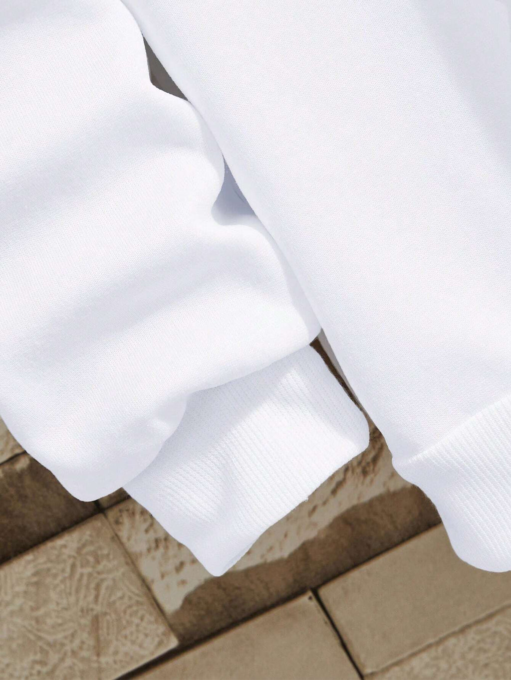 Manfinity Dauomo Men Letter Graphic Thermal Lined Sweatshirt , Fall Winter