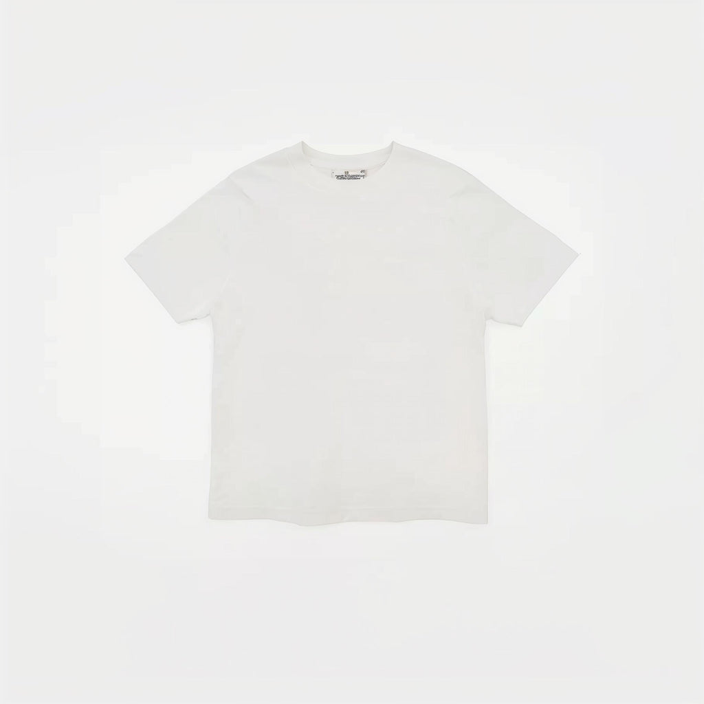 Tr3ndyBiz Classic White Crew Neck Tee 100 Percent Cotton Streetwear Essential For Everyday Comfort