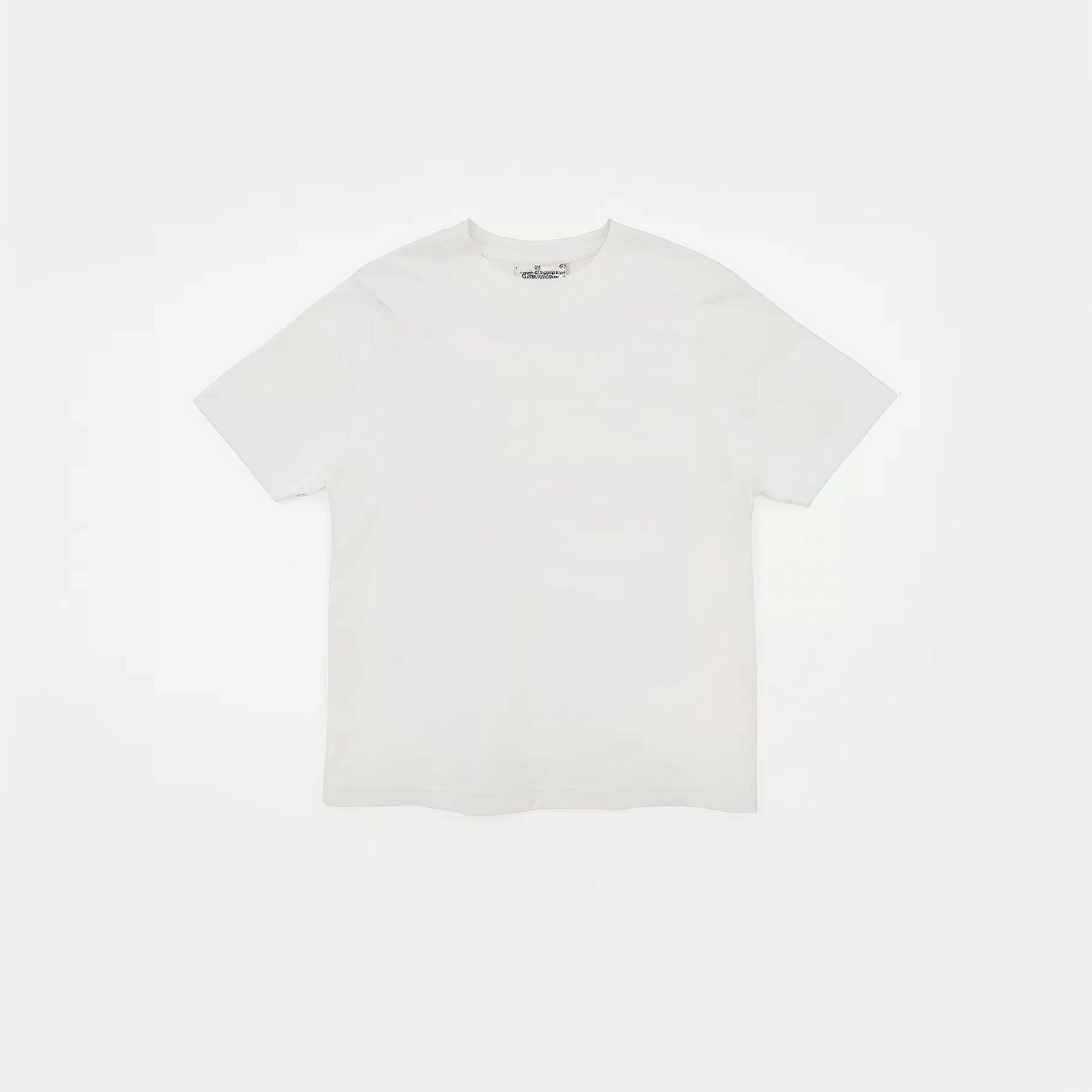 Tr3ndyBiz Classic White Crew Neck Tee 100 Percent Cotton Streetwear Essential For Everyday Comfort